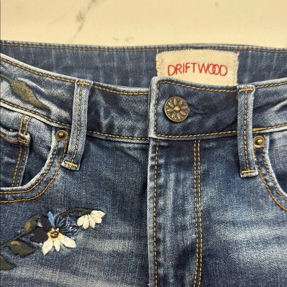 DRIFTWOOD Embroidered Blue Jeans - Picture 4 of 5